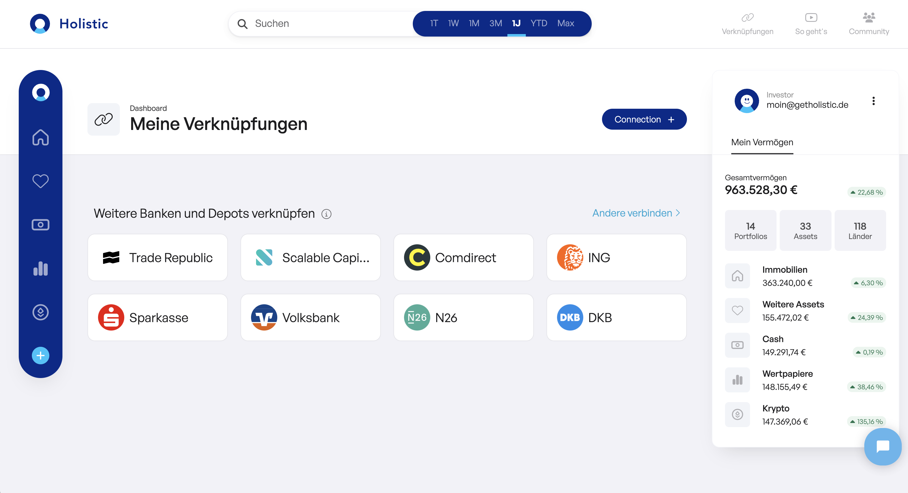 Holistic Capital Portfolio Tracker Test